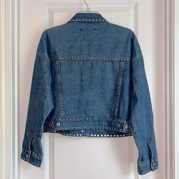 Forever 21 Studded Jean Jacket - Picture 7 of 10